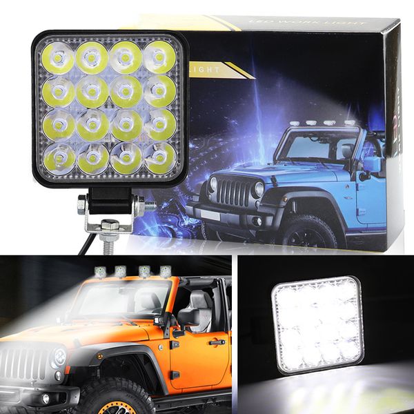 1pcs 16led car daytime running light flood beam bar car suv atv off-road driving light ip68 48w spot flood led suv drl fog lamp
1pcs 16led car daytime running light flood beam bar car suv atv off-road driving light ip68 48w spot flood led suv drl fog lamp