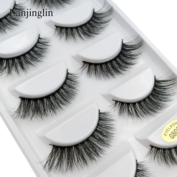 false eyelashes 5 pairs long natural 3d mink lashes makeup eyelash extension soft fake maquiagem beauty
false eyelashes 5 pairs long natural 3d mink lashes makeup eyelash extension soft fake maquiagem beauty