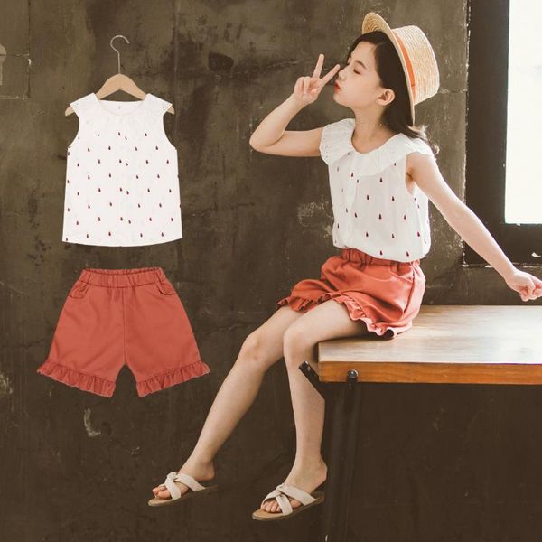 children kids baby girls clothes lace sleeveless dot t-shirt solid color shorts outfits 4 5 6 8 10 12years ropa de niños, White
children kids baby girls clothes lace sleeveless dot t-shirt solid color shorts outfits 4 5 6 8 10 12years ropa de niños, White