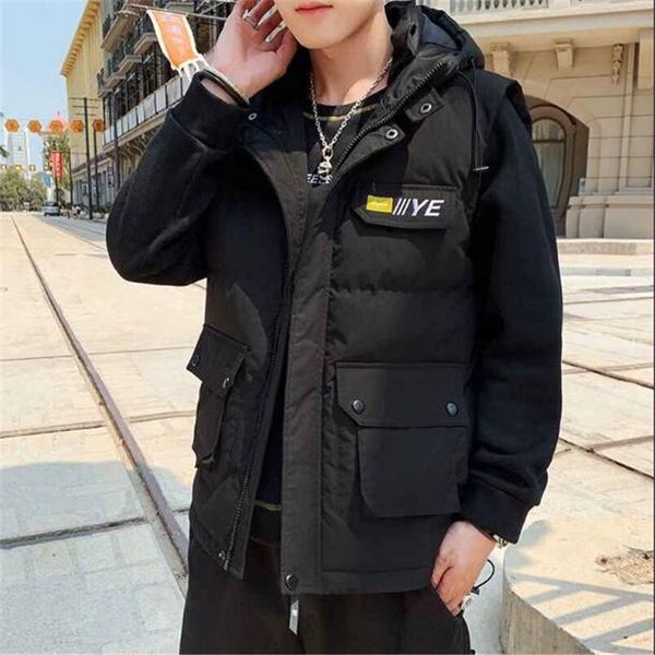 casual mens vest jacket autumn winter sleeveless men's vest warm sleeveless jacket casual waistcoat cotton hooded coat, Black;white
casual mens vest jacket autumn winter sleeveless men's vest warm sleeveless jacket casual waistcoat cotton hooded coat, Black;white
