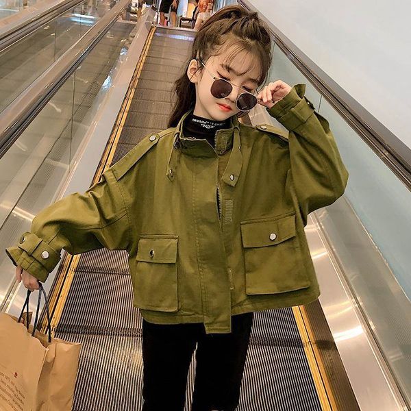 2020 spring autumn girls fashionable casual solid color beautiful workwear jacket coat, Blue;gray
2020 spring autumn girls fashionable casual solid color beautiful workwear jacket coat, Blue;gray