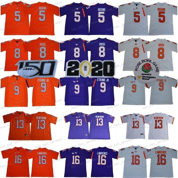 ncaa clemson tigers 8 justyn ross 9 travis etienne jr. sammy watkins tee higgins xavier thomas trevor lawrence 150th college football jersey, Black
ncaa clemson tigers 8 justyn ross 9 travis etienne jr. sammy watkins tee higgins xavier thomas trevor lawrence 150th college football jersey, Black