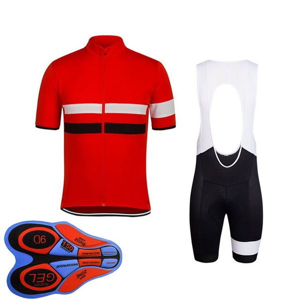 Image of Summer mens RAPHA Team cycling jersey breathable quick dry racing bike clothing short sleeve bicycle Maillot Culotte suit Sportswear Y210306