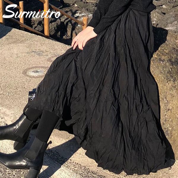 surmiitro black fold pleated skirt women 2019 spring summer fashion casual high waist solid skirt female a-line sun school skirt
surmiitro black fold pleated skirt women 2019 spring summer fashion casual high waist solid skirt female a-line sun school skirt