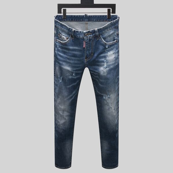 new jeans mens distressed ripped biker jeans slim fit motorcycle biker denim for men brand designer hip hop motorcycle luxury jeans, Blue
new jeans mens distressed ripped biker jeans slim fit motorcycle biker denim for men brand designer hip hop motorcycle luxury jeans, Blue
