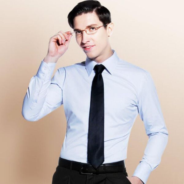 2020 new cotton shirts men professional tailor-made solid gentleman business slim-cut shirt black white sky blue high quality, White;black
2020 new cotton shirts men professional tailor-made solid gentleman business slim-cut shirt black white sky blue high quality, White;black