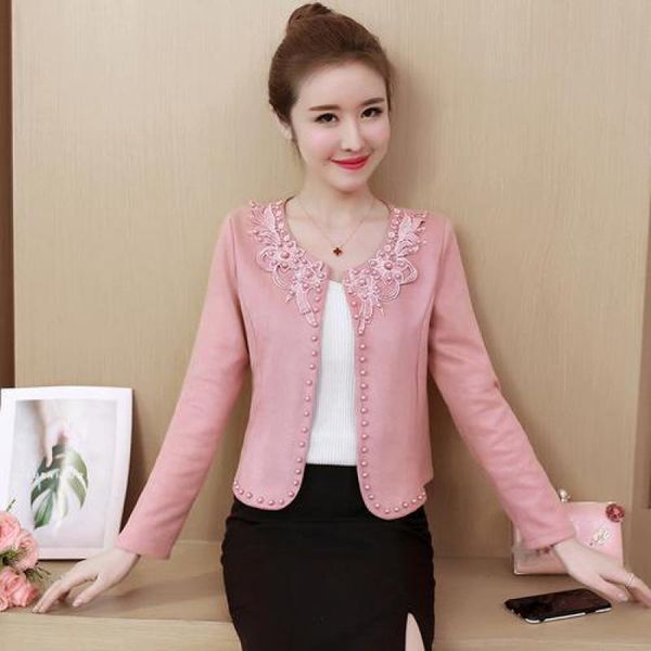 2019 new spring autumn short cardigan women slim vintage flower embroidery nail suede jackets ladies basic plus size coats, Black;brown
2019 new spring autumn short cardigan women slim vintage flower embroidery nail suede jackets ladies basic plus size coats, Black;brown