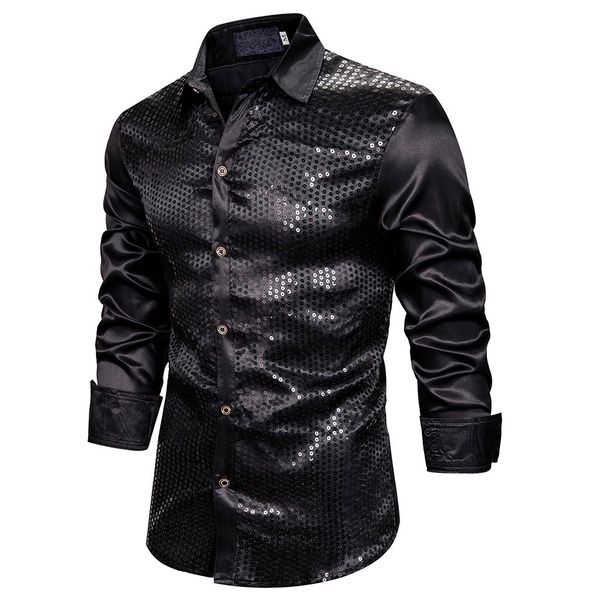 men's shirt men solid button slim fit turn-down collar long sleeve blouse shirt fashion formal casual men, White;black
men's shirt men solid button slim fit turn-down collar long sleeve blouse shirt fashion formal casual men, White;black
