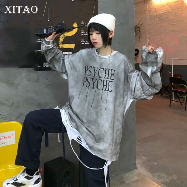 xitao patchwork hit color print hole sweatshirt irregular women clothes 2019 fashion plus size vintage autumn new gcc1440, Black
xitao patchwork hit color print hole sweatshirt irregular women clothes 2019 fashion plus size vintage autumn new gcc1440, Black