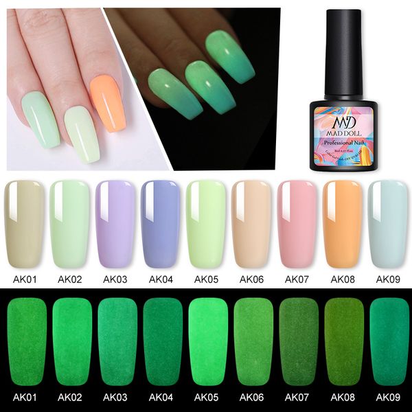 1 bottle mad doll luminous gel colorful soak off gel polish uv nail summer theme nails fluorescent varnish, Red;pink
1 bottle mad doll luminous gel colorful soak off gel polish uv nail summer theme nails fluorescent varnish, Red;pink