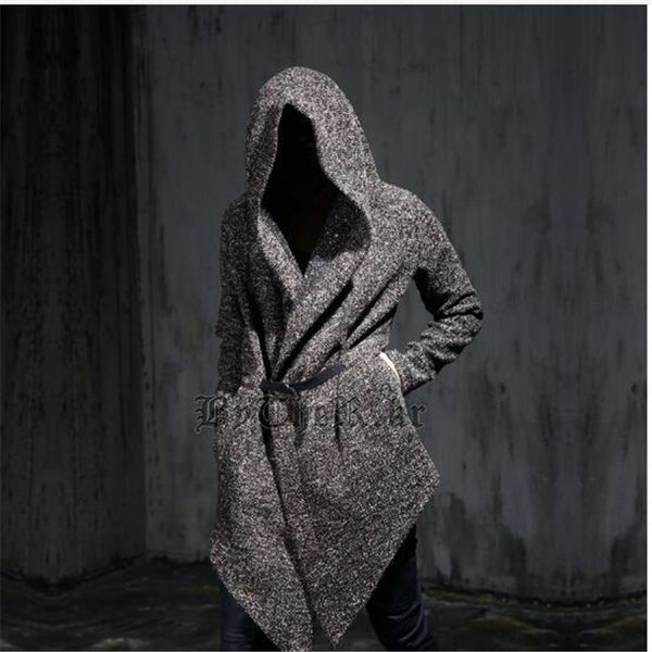 autumn winter men gothic hooded trench coat black punk personality cloak robe mens harajuku woolen long coat cape swag overcoat, Tan;black
autumn winter men gothic hooded trench coat black punk personality cloak robe mens harajuku woolen long coat cape swag overcoat, Tan;black