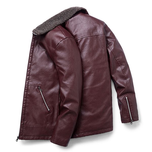 pu mens leather jacket coat casual long sleeve thick leather bomber lapel jacket coat 2019 winter warm plus size 8xl, Black
pu mens leather jacket coat casual long sleeve thick leather bomber lapel jacket coat 2019 winter warm plus size 8xl, Black
