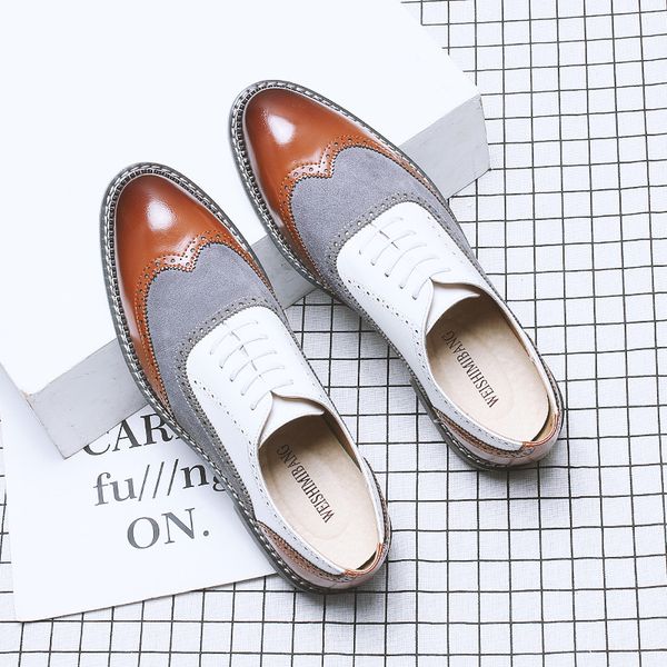 large size shoes for men casual genuine leather shoes patchwork bullock shoe party nightclub dresses brogue sneaker man footwear, Black
large size shoes for men casual genuine leather shoes patchwork bullock shoe party nightclub dresses brogue sneaker man footwear, Black