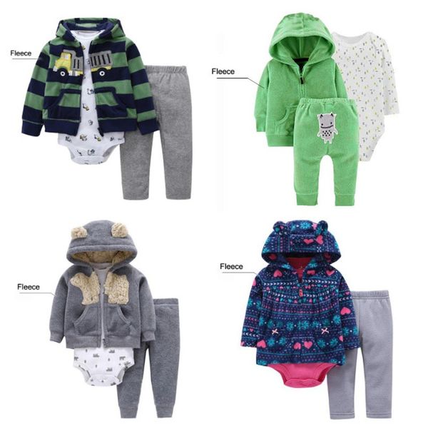 3pcs newborn infant baby clothes sets 2019 fleece warm boy girl coat+romper+pants baby jumpsuit infant clothes outfits, White
3pcs newborn infant baby clothes sets 2019 fleece warm boy girl coat+romper+pants baby jumpsuit infant clothes outfits, White