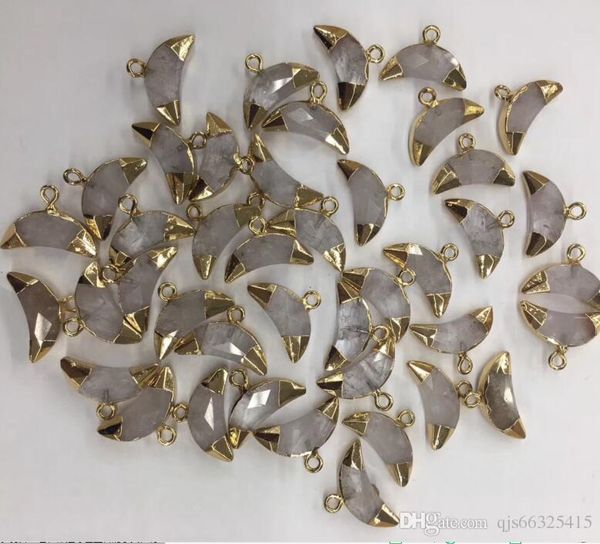wholesale30pcs/lot assorted natural stone crescent moon shape charms pendants for jewelry making qjs66325415 jhmy, Silver
wholesale30pcs/lot assorted natural stone crescent moon shape charms pendants for jewelry making qjs66325415 jhmy, Silver