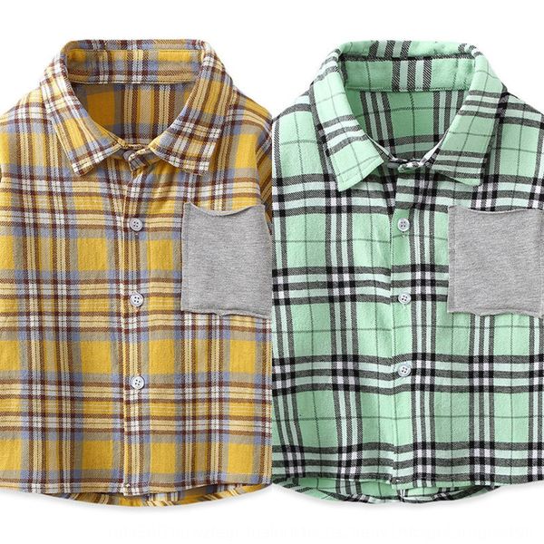 boys' plaid 2020 western style children's lapel autumn shirt shirt long sleeve cotton baby's top, White;black
boys' plaid 2020 western style children's lapel autumn shirt shirt long sleeve cotton baby's top, White;black