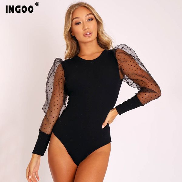 ingoo mesh long puff sleeve women bodysuit autumn o-neck white pink bodysuits bodycon polka dot skinny booy suit female, Black;white
ingoo mesh long puff sleeve women bodysuit autumn o-neck white pink bodysuits bodycon polka dot skinny booy suit female, Black;white