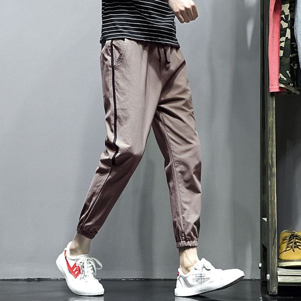 mens designer slim ankle-length cotton sports loose student casual fashion pants, Blue
mens designer slim ankle-length cotton sports loose student casual fashion pants, Blue