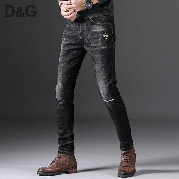 dg italian brand jeans mens designer jeans boutique slim trousers trend wild casual pants fashion trend trousers hip hop trousers blackjeans, Blue
dg italian brand jeans mens designer jeans boutique slim trousers trend wild casual pants fashion trend trousers hip hop trousers blackjeans, Blue