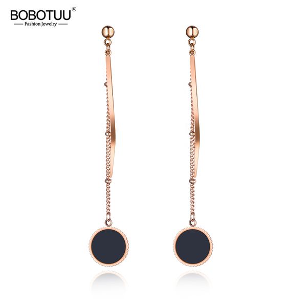bobotuu style stainless steel star dangle earrings jewelry rose gold black acrylic tassel earrings for women girls be19107, Silver
bobotuu style stainless steel star dangle earrings jewelry rose gold black acrylic tassel earrings for women girls be19107, Silver