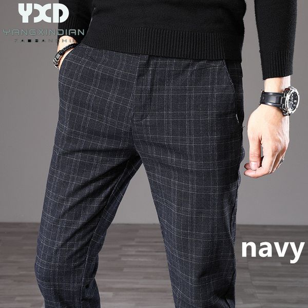 new kpop men plaid pants smart casual male pant plus size 38 straight trousers business pantalon homme with zipper, Black
new kpop men plaid pants smart casual male pant plus size 38 straight trousers business pantalon homme with zipper, Black