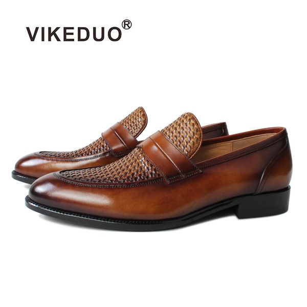 vikeduo karree leather men's knitting brown terrace hand made shoes autumn wedding shoes, Black
vikeduo karree leather men's knitting brown terrace hand made shoes autumn wedding shoes, Black