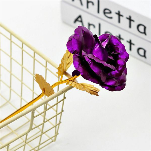 1pc foil plated rose gold rose flower valentine's day gift lover rose artificial flower wedding decoration festive party supply
1pc foil plated rose gold rose flower valentine's day gift lover rose artificial flower wedding decoration festive party supply