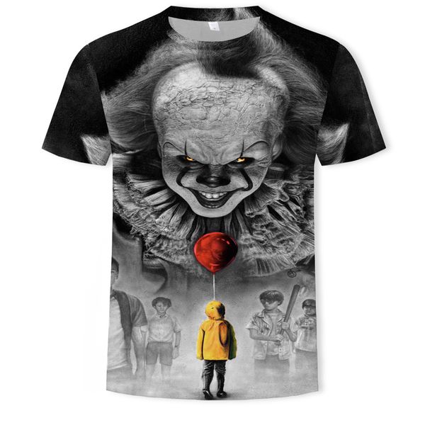 mens designer clown printed cool t-shirt loose fashion brand short sleeve t-shirt, White;black
mens designer clown printed cool t-shirt loose fashion brand short sleeve t-shirt, White;black