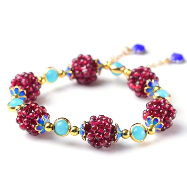 natural red garnet bracelet fashion women crystal bracelet jewelry bangle hand row gifts for women girl, Black
natural red garnet bracelet fashion women crystal bracelet jewelry bangle hand row gifts for women girl, Black