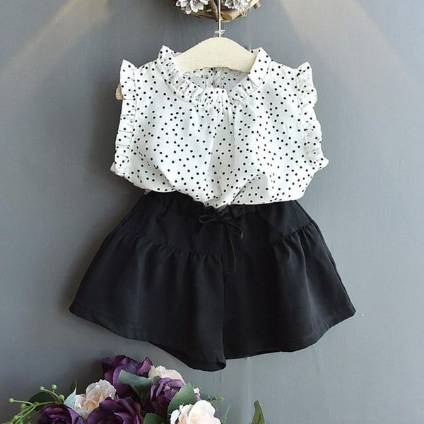 2pcs toddler kids baby girl summer clothes dot ruched + shorts overall outfits sweet girl clothes set, White
2pcs toddler kids baby girl summer clothes dot ruched + shorts overall outfits sweet girl clothes set, White