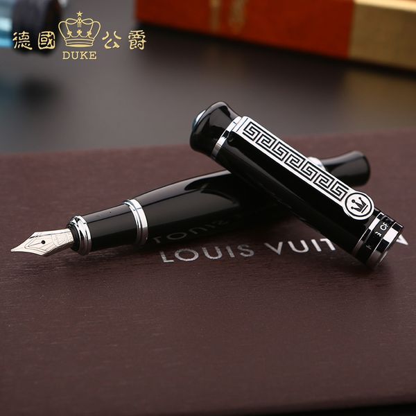 germany duke 558 black thick body fountain pen metal gift pen with original case 0.5mm ink pens for busniess
germany duke 558 black thick body fountain pen metal gift pen with original case 0.5mm ink pens for busniess