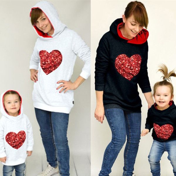 new family sweatshirt long sleeve love sequin parent-child loose hoodies autumn new arrival warm family clothes, Blue
new family sweatshirt long sleeve love sequin parent-child loose hoodies autumn new arrival warm family clothes, Blue