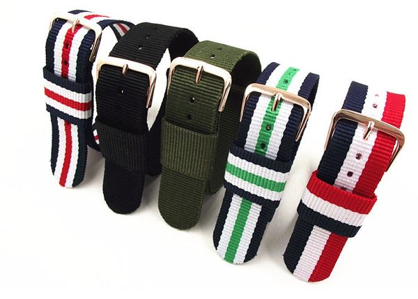 1pcs 16mm 18mm 20mm 22mm nato strap rose gold buckle nato straps watch band watch strap 5 colors, Black;brown
1pcs 16mm 18mm 20mm 22mm nato strap rose gold buckle nato straps watch band watch strap 5 colors, Black;brown