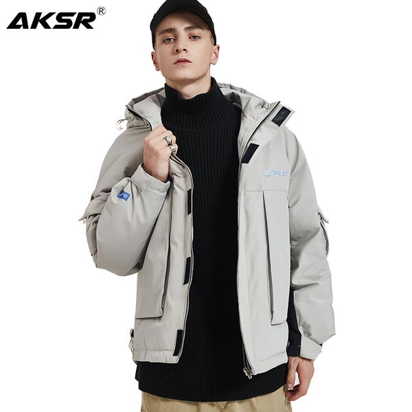 aksr men's winter down jacket coat hooded white duck down jackets men thick warm outwear snow parka puffy jacket doudoune homme, Black
aksr men's winter down jacket coat hooded white duck down jackets men thick warm outwear snow parka puffy jacket doudoune homme, Black