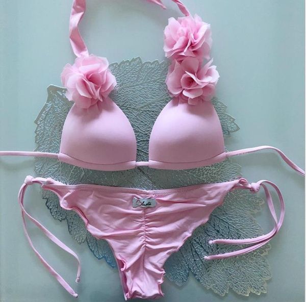pink flower bikini pure ribbon купальники женские плиссированные купальники европа и америка
pink flower bikini pure ribbon купальники женские плиссированные купальники европа и америка