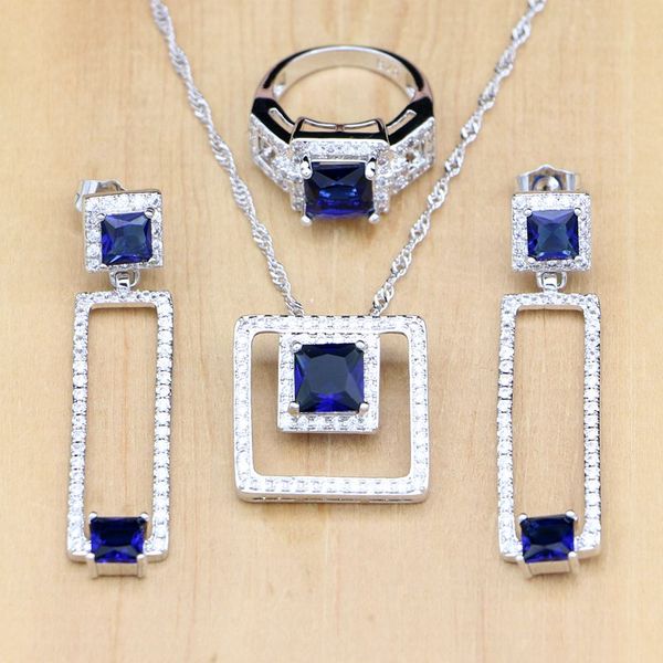 squar stone jewelry sets blue zircon white beads silver 925 jewelry for women wedding earring/pendant/ring/necklace set, Slivery;golden
squar stone jewelry sets blue zircon white beads silver 925 jewelry for women wedding earring/pendant/ring/necklace set, Slivery;golden
