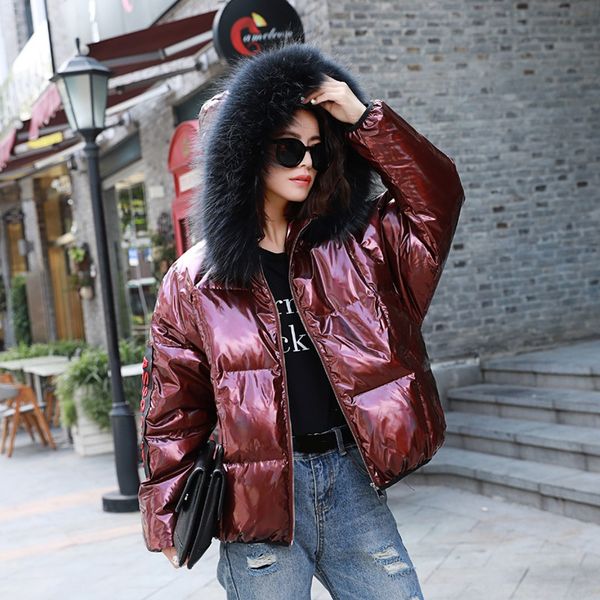 winter fashion brand good quality big natural fur hooded duck down coat female plus size glossy fabric warm down parkas wq523, Black
winter fashion brand good quality big natural fur hooded duck down coat female plus size glossy fabric warm down parkas wq523, Black