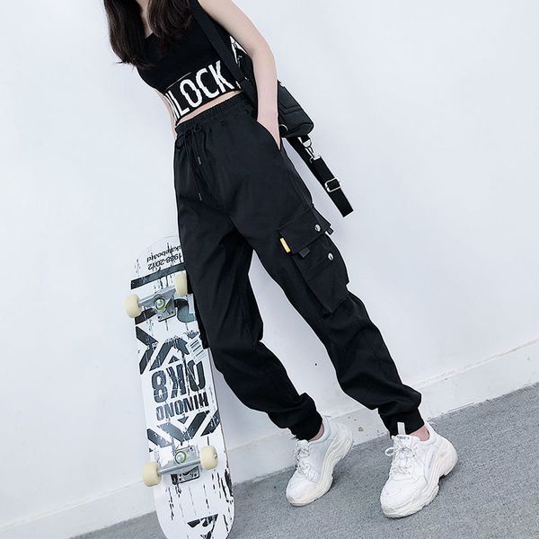 fashion female hip hop pants high waist loose harem pants women slim hip hop casual trouser, Black;white
fashion female hip hop pants high waist loose harem pants women slim hip hop casual trouser, Black;white