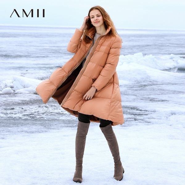 amii minimalist a line down jacket woman autumn thick 2018 causal solid zipper waterproof puffer bubble long down coat jacket, Black
amii minimalist a line down jacket woman autumn thick 2018 causal solid zipper waterproof puffer bubble long down coat jacket, Black