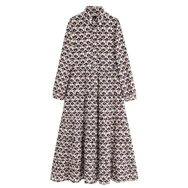 women long dress autumn 2019 new arrival vintage floral prints long sleeve modern lady maxi dresses feminino vestidos, Black;gray
women long dress autumn 2019 new arrival vintage floral prints long sleeve modern lady maxi dresses feminino vestidos, Black;gray