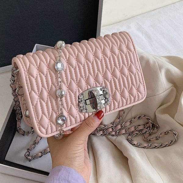 women handbag 2020 new summer fashion crossbody messenger bag small fragrant rhombus fold rhinestone chain bag shoulder
women handbag 2020 new summer fashion crossbody messenger bag small fragrant rhombus fold rhinestone chain bag shoulder