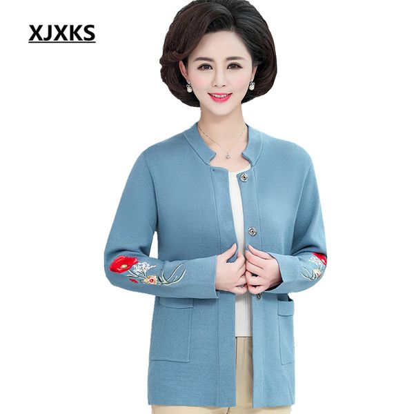 xjxks 2019 весна осень новая женская куртка мода вышивка высокое качество комфортно кашемир женщины пальто кардиган, Black;brown
xjxks 2019 весна осень новая женская куртка мода вышивка высокое качество комфортно кашемир женщины пальто кардиган, Black;brown