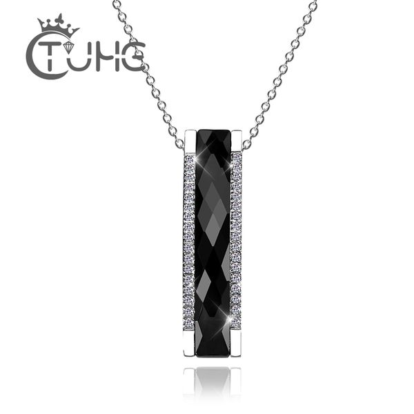 fashion necklace elegant trendy black ceramic rectangle pendant necklace for women/girl silver aaa crystal geometric jewelry
fashion necklace elegant trendy black ceramic rectangle pendant necklace for women/girl silver aaa crystal geometric jewelry