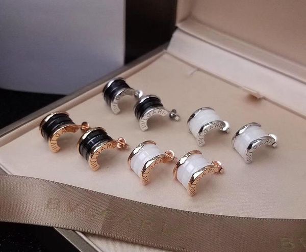 new arrival 316l stainless steel brand name stud earring with black or white creamic for women earring jewelry gift ps6767, Golden
new arrival 316l stainless steel brand name stud earring with black or white creamic for women earring jewelry gift ps6767, Golden