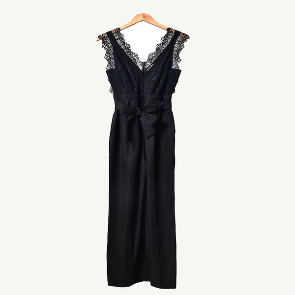 spring autumn women's spaghetti strap v-neck jumpsuit lace embroidered patchwork jumpsuit casul long pants with sashe new, Black;white
spring autumn women's spaghetti strap v-neck jumpsuit lace embroidered patchwork jumpsuit casul long pants with sashe new, Black;white
