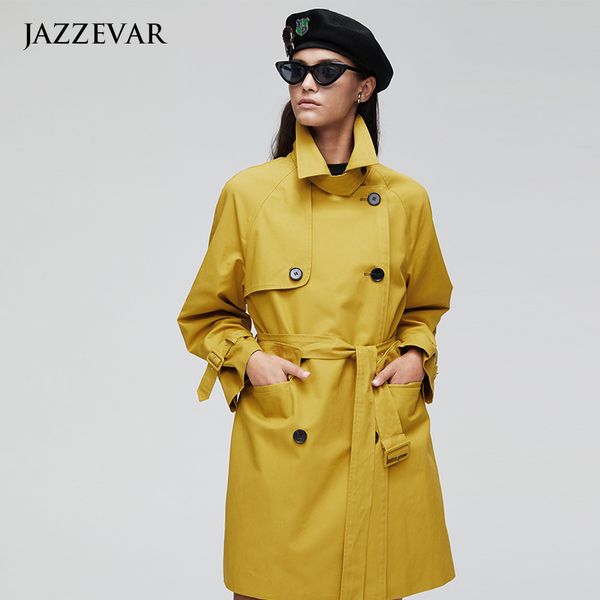 2019 autumn double-breasted trench coats women fashion clothing casual belt windbreak lady's ol long coat female temperament, Tan;black
2019 autumn double-breasted trench coats women fashion clothing casual belt windbreak lady's ol long coat female temperament, Tan;black