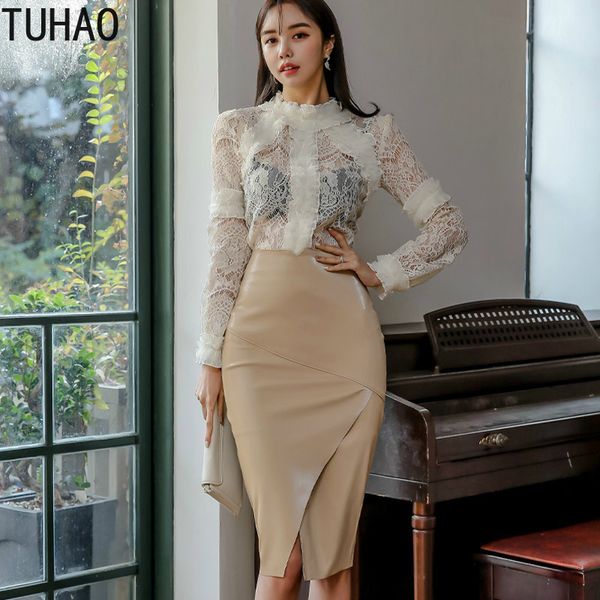 tuhao women set summer white lace blouse and split slim-fitting tight skirt ladies 2 piece streetwear casual two piece set wm88
tuhao women set summer white lace blouse and split slim-fitting tight skirt ladies 2 piece streetwear casual two piece set wm88