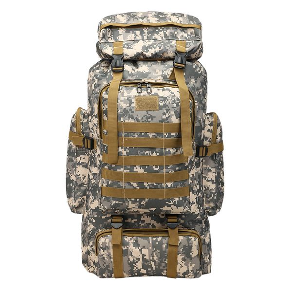 

large capacity 80l backpack camouflage outdoor fishing hunting men backpack hiking camping hunting mochila masculina #dx