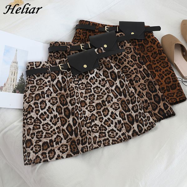 heliar female leopard skirts women high waist aline mini skirts sashes wide leg outwear 2019 fall ins women, Black
heliar female leopard skirts women high waist aline mini skirts sashes wide leg outwear 2019 fall ins women, Black