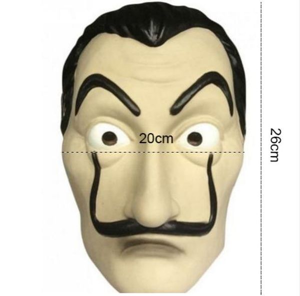 2018 " la casa de papel" face mask "salvador dali" cosplay movie realistic party latex masks
2018 " la casa de papel" face mask "salvador dali" cosplay movie realistic party latex masks